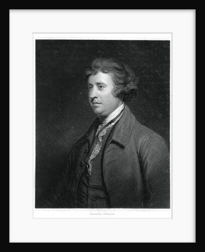 Edmund Burke, Anglo-Irish statesman, author, orator, political theorist, and philosopher by CE Wagstaff