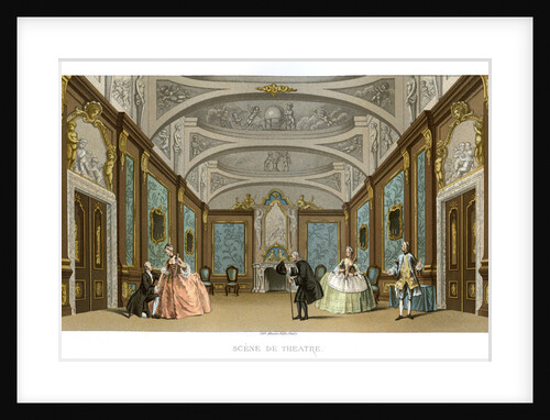 Scene from a play by Charpentier