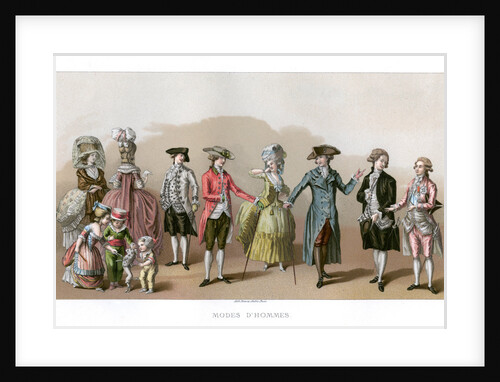 Costume During The Time Of Louis XVI by Durin