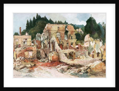 Clermont-en-Argonne by Francois Flameng