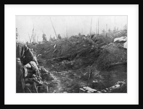 French troops prepare for a German counter-attack, Eparges ridge, near Verdun, France by Anonymous