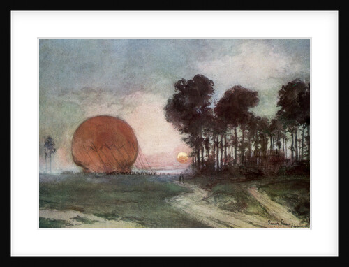The Return of the Balloon by Francois Flameng
