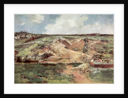 The Funnel of Carency by Francois Flameng