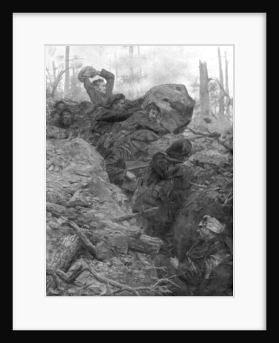 French Chasseurs Alpins fighting in Alsace during 1914 by J Simont