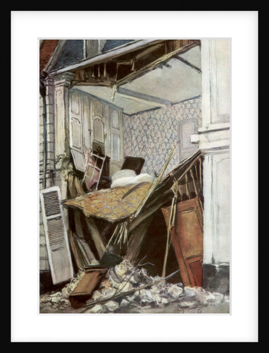 The Front of a House by Francois Flameng