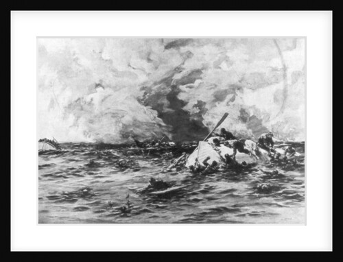 The lifeboats of RMS Lusitania by Samuel Begg