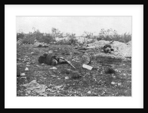 German dead, Second Battle of Champagne by Anonymous