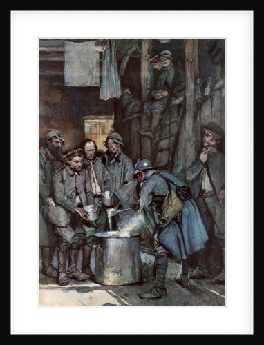 'German prisoners in Souville', Verdun, France by Anonymous