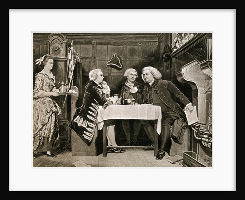 Dr Johnson, Goldsmith and Boswell by Eyre Crowe