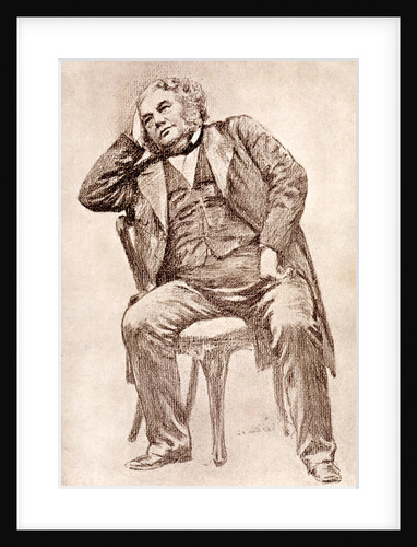 Mark Lemon, 19th century editor of Punch magazine by William Henry Margetson