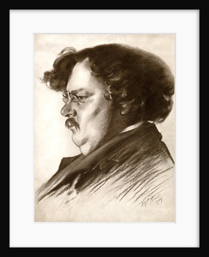 Gilbert Keith Chesterton, English writer by Alfred Priest