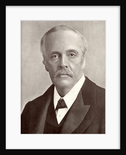 Arthur James Balfour, 1st Earl of Balfour, British statesman and Prime Minister by J Russell & Sons