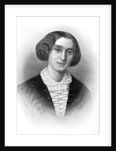 George Eliot, 19th century English novelist by Francois d'Albert Durade