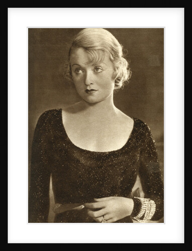 Constance Bennett, American actress by Anonymous