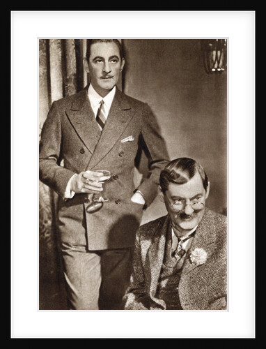 John Barrymore and Lionel Barrymore, American actors by Anonymous