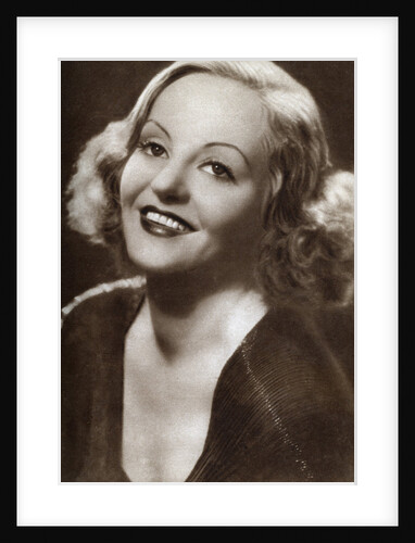Tallulah Bankhead, American actress, talk-show host and bonne vivante by Anonymous