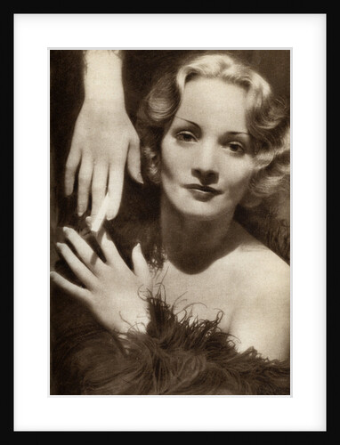Marlene Dietrich, German-American actress by Anonymous