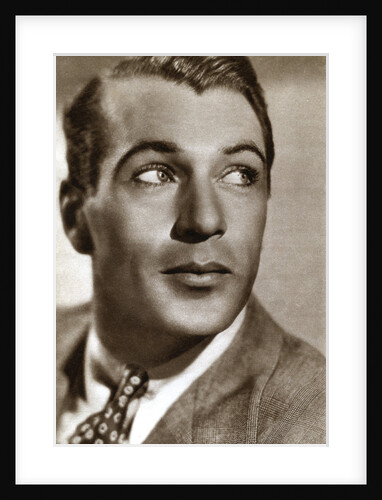 Gary Cooper, American film actor by Anonymous