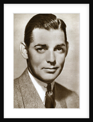 Clark Gable, American actor by Anonymous