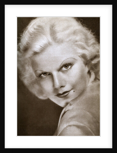 Jean Harlow, American film actress by Anonymous