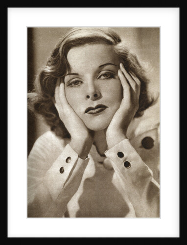 Katharine Hepburn, American actress by Anonymous