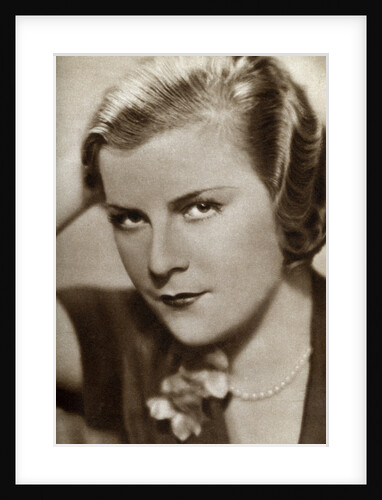 Renate Müller, German actress by Anonymous