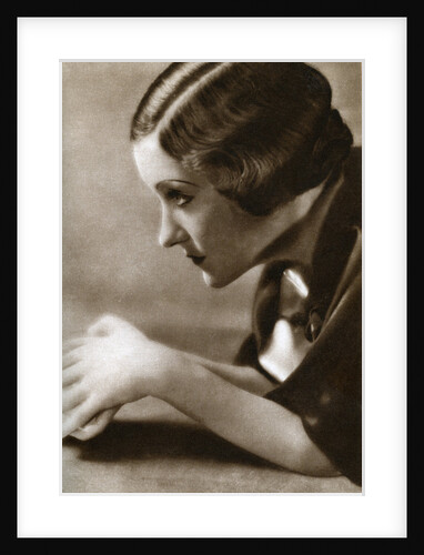 Gloria Swanson, American actress by Anonymous