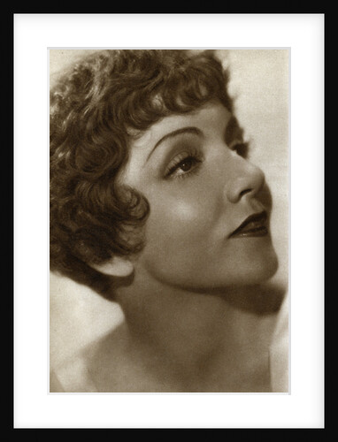 Claudette Colbert, French-American actress by Anonymous