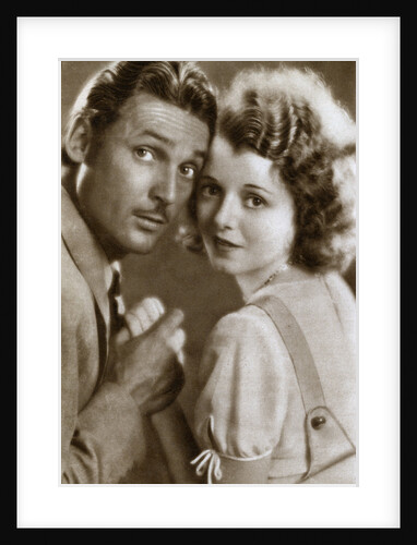 Charles Farrell and Janet Gaynor, American actors by Anonymous