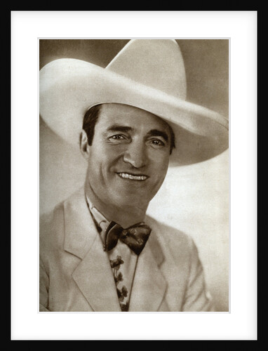 Tom Mix, American film actor by Anonymous