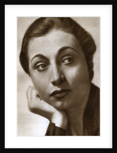Aline MacMahon, American actress by Anonymous