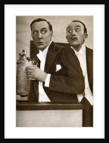 Tom Walls and Ralph Lynn, English actors by Anonymous