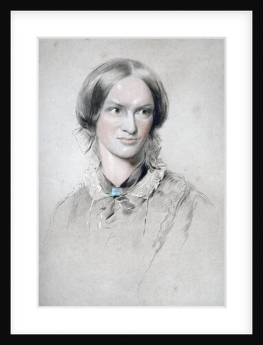 Charlotte Bronte, English novelist by George Richmond
