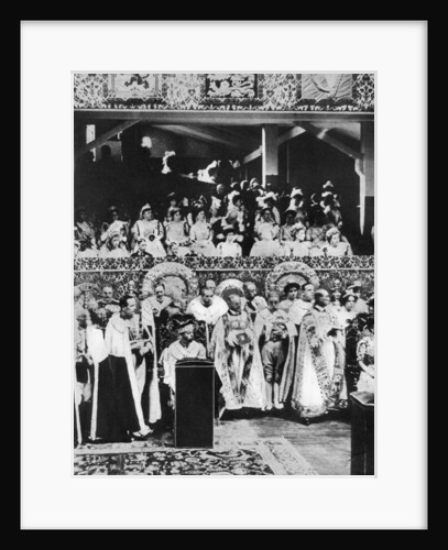 The coronation of King George V, Westminster Abbey by Anonymous