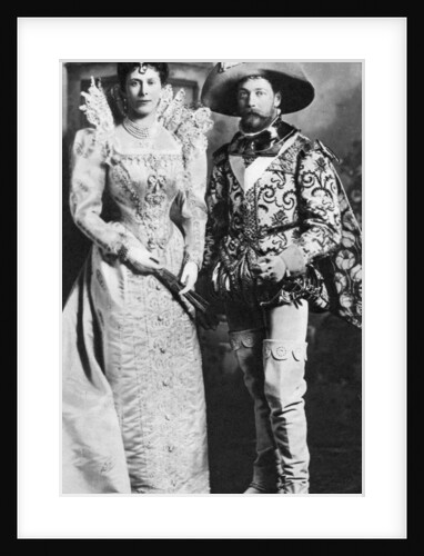 Prince George and Mary of Teck in fancy dress, Devonshire House Ball by Anonymous