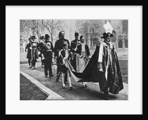King George V in his robes as sovereign of the Order of Bath by Anonymous