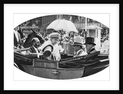 The royal arrival at Ascot by Anonymous