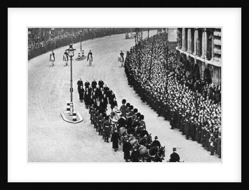 King George V's funeral procession, London, January 1936 by Anonymous