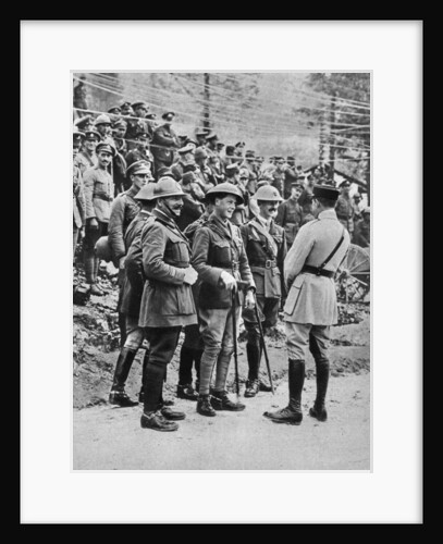 The Prince of Wales at the Italian front by Anonymous