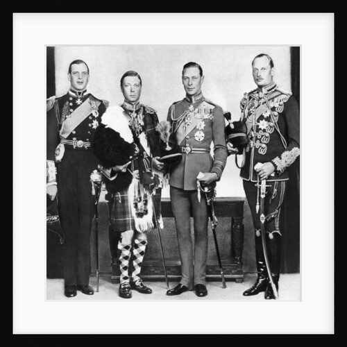 The Prince of Wales with his brothers by Anonymous