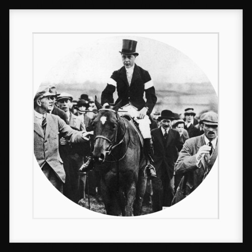 The Prince of Wales at the Grafton Hunt Races on Pet Dog by Anonymous