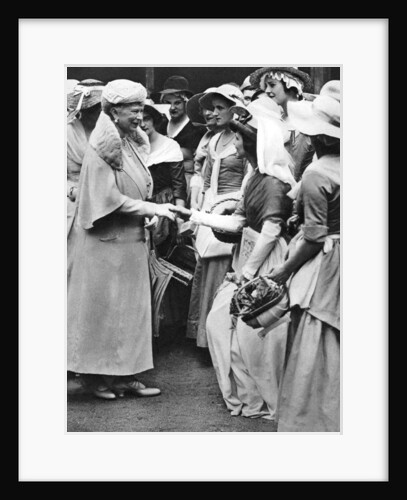Queen Mary at the old Westminster market and fair in Dean's Yard, Westminster by Anonymous