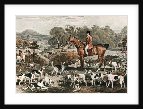 Ralph John Lambton and his Horse Undertaker and Hounds by Charles Turner