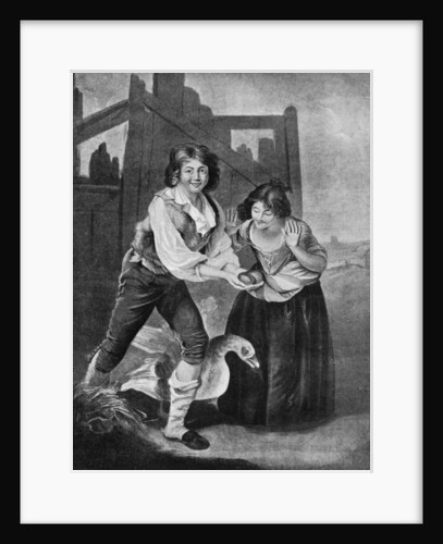 The Boy Discovering the Golden Eggs by J Young