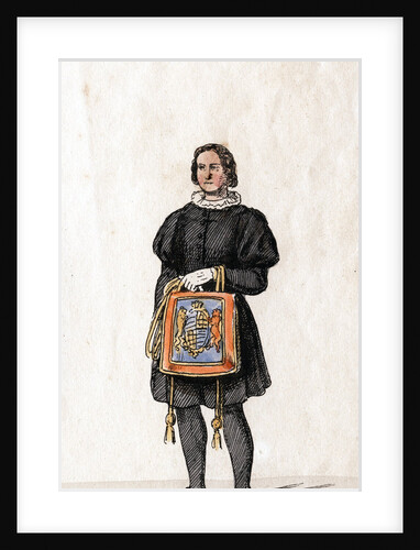 Lord Seal keeper, costume design for Shakespeare's play, Henry VIII by Anonymous