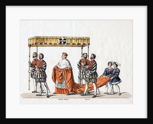 Cardinal Wolsey, costume design for Shakespeare's play, Henry VIII by Anonymous