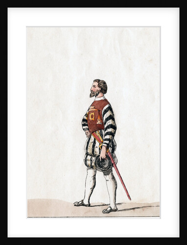 Baron, costume design for Shakespeare's play, Henry VIII by Anonymous