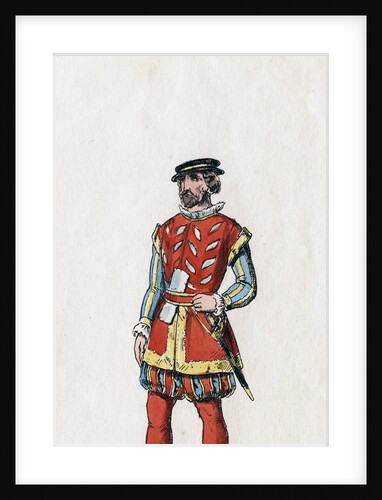 Brandon, costume design for Shakespeare's play, Henry VIII by Anonymous