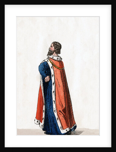 Magistrate, costume design for Shakespeare's play, Henry VIII by Anonymous
