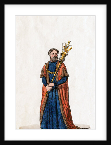Lord Mayor of London, costume design for Shakespeare's play, Henry VIII by Anonymous